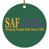SAF - Circle Ornament