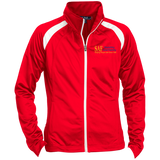 SAF - Embroidered Ladies' Raglan Sleeve Warmup Jacket