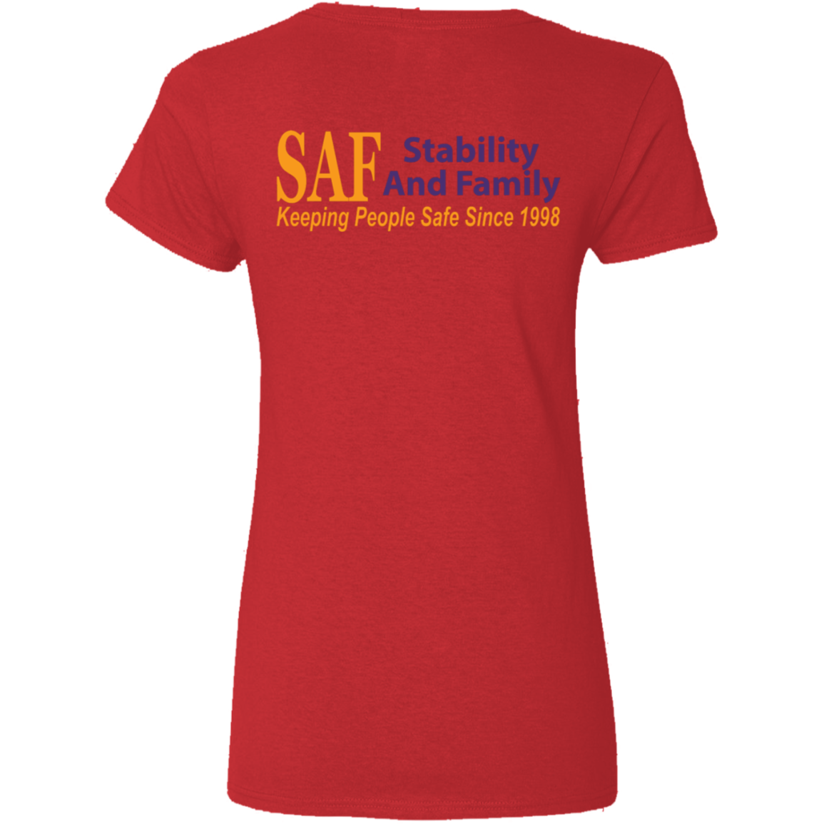 SAF - Ladies' 5.3 oz. V-Neck T-Shirt