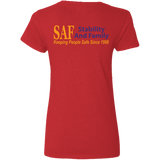 SAF - Ladies' 5.3 oz. V-Neck T-Shirt