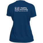 SAF - Ladies’ Moisture-Wicking V-Neck Tee