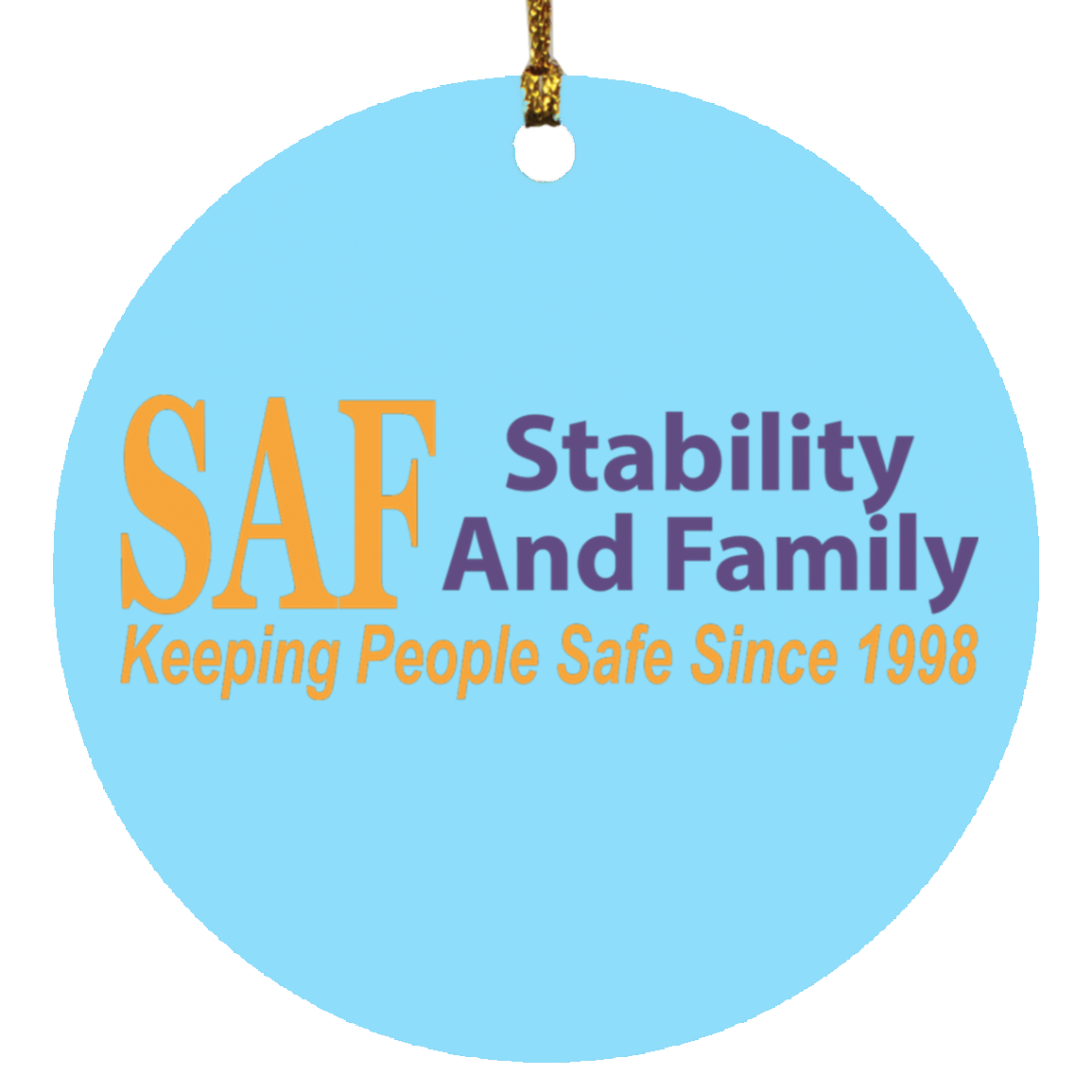 SAF - Circle Ornament