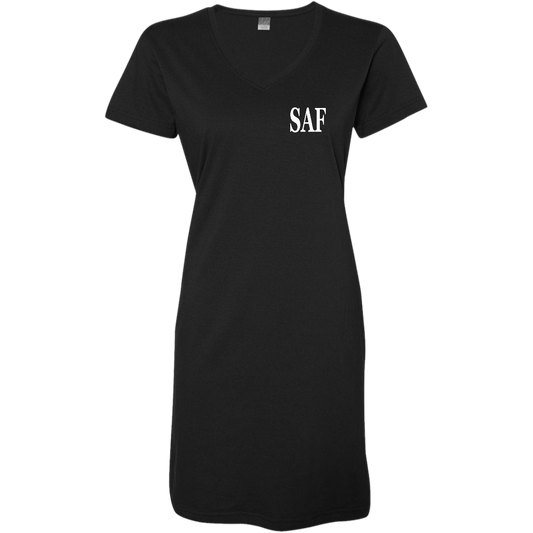 SAF - Ladies' V-Neck Fine Jersey Cover-Up