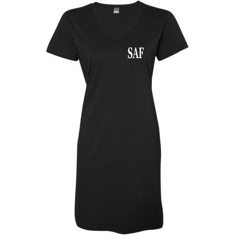 SAF - Ladies' V-Neck Fine Jersey Cover-Up