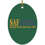 SAF - Oval Ornament