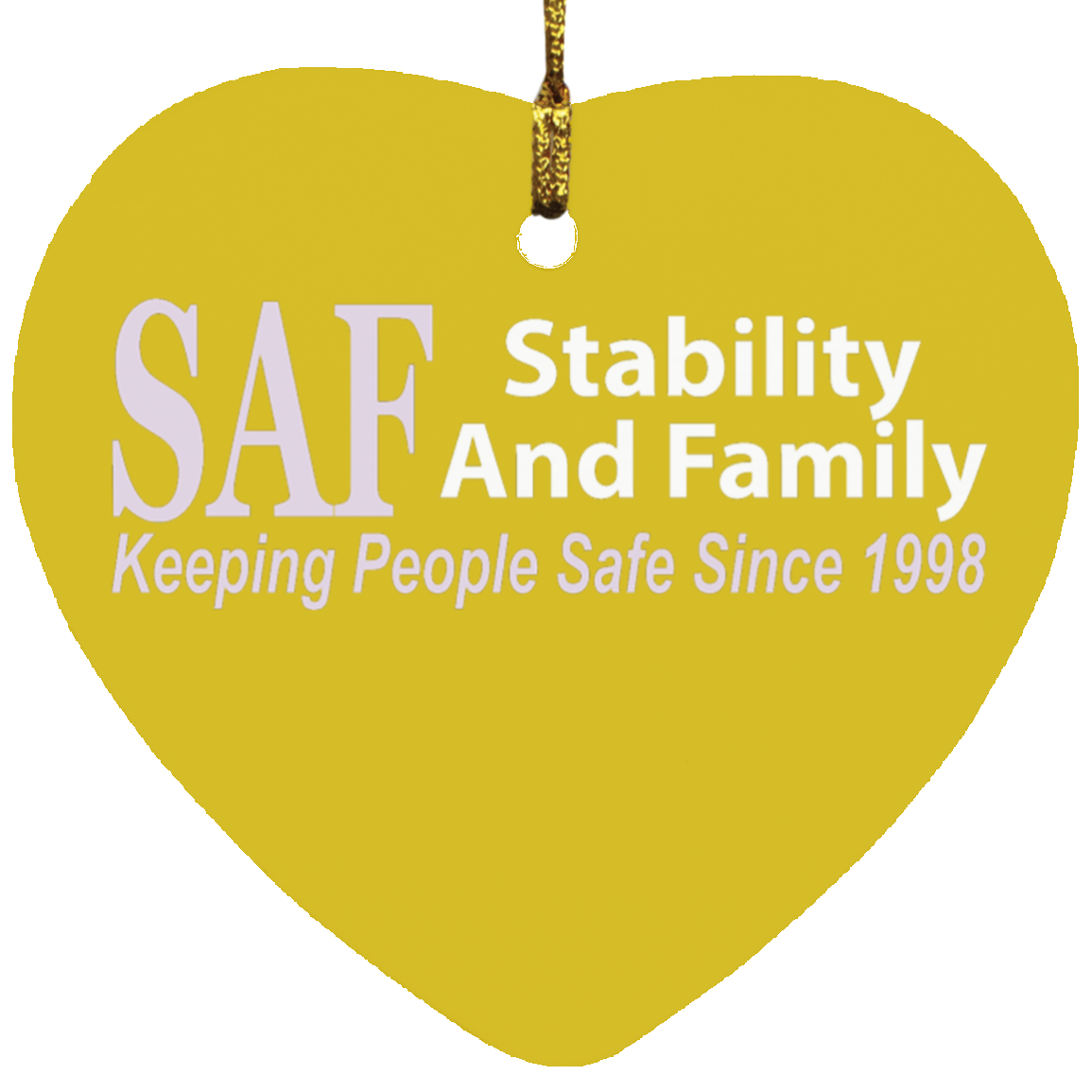 SAF - Heart Ornament