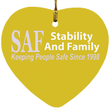 SAF - Heart Ornament