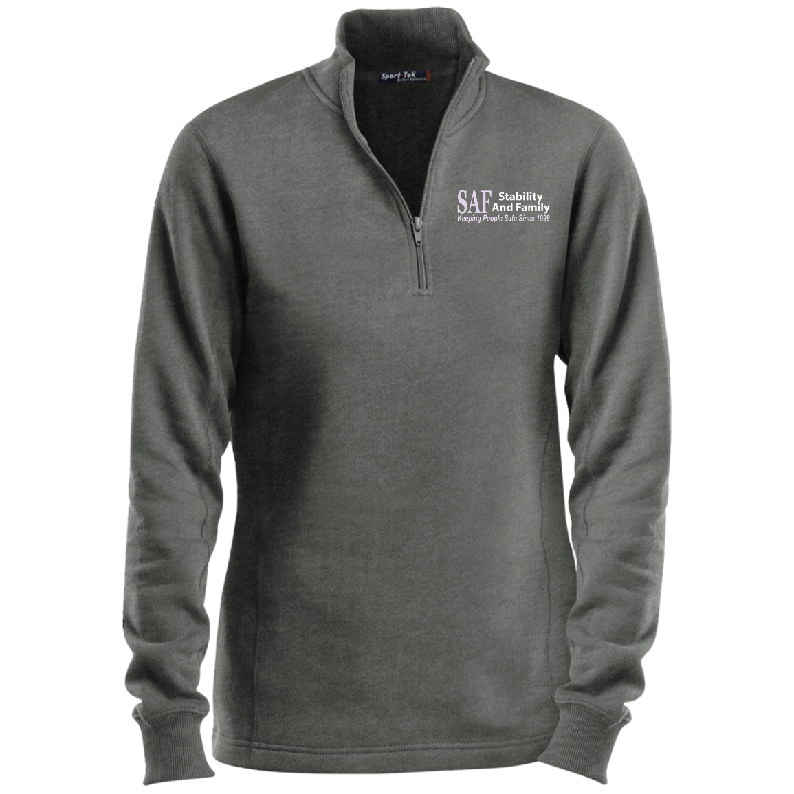 SAF - Ladies' 1/4 Zip Sweatshirt