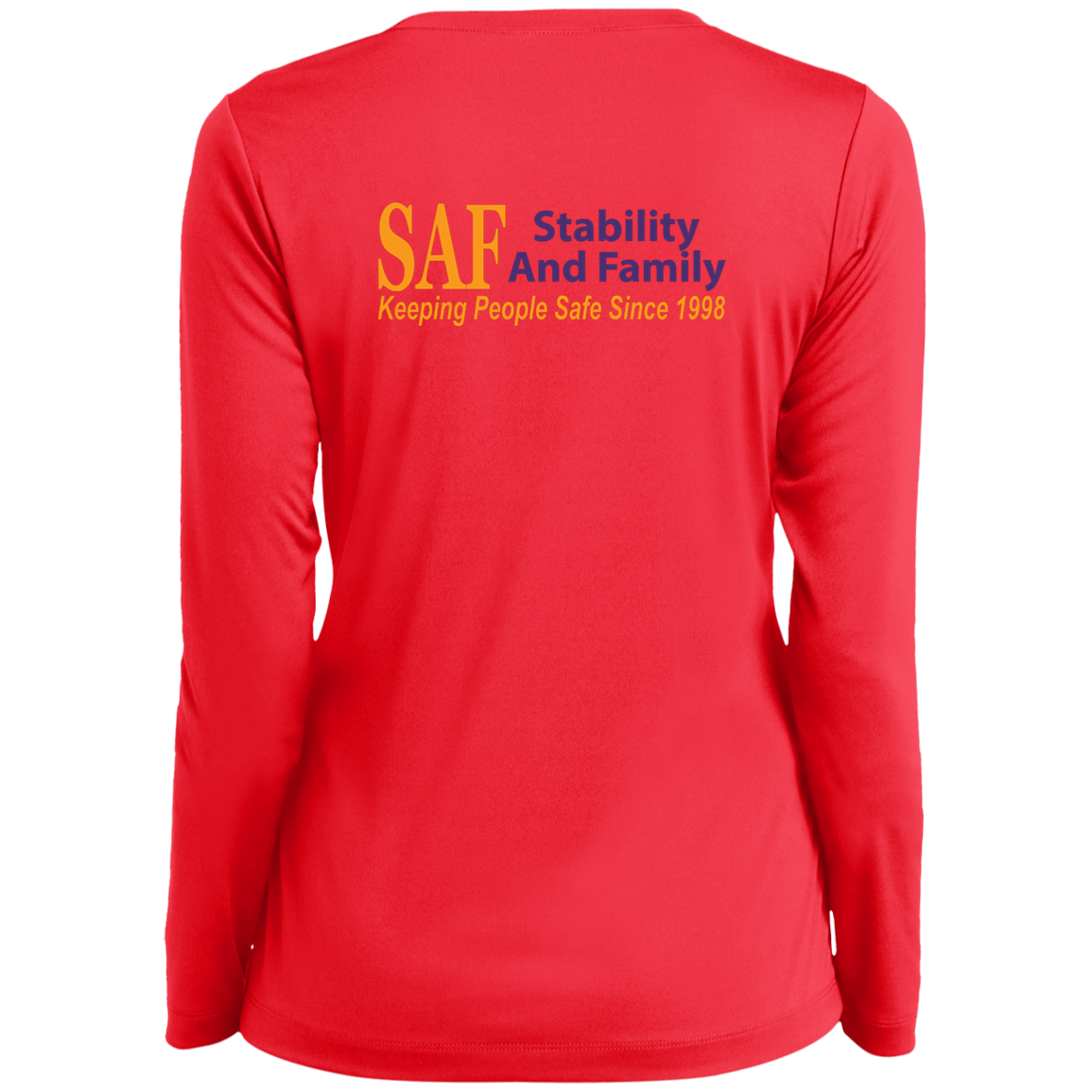 SAF - Ladies’ Long Sleeve Performance V-Neck Tee