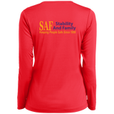 SAF - Ladies’ Long Sleeve Performance V-Neck Tee