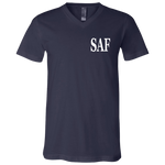 SAF - Unisex Jersey SS V-Neck T-Shirt