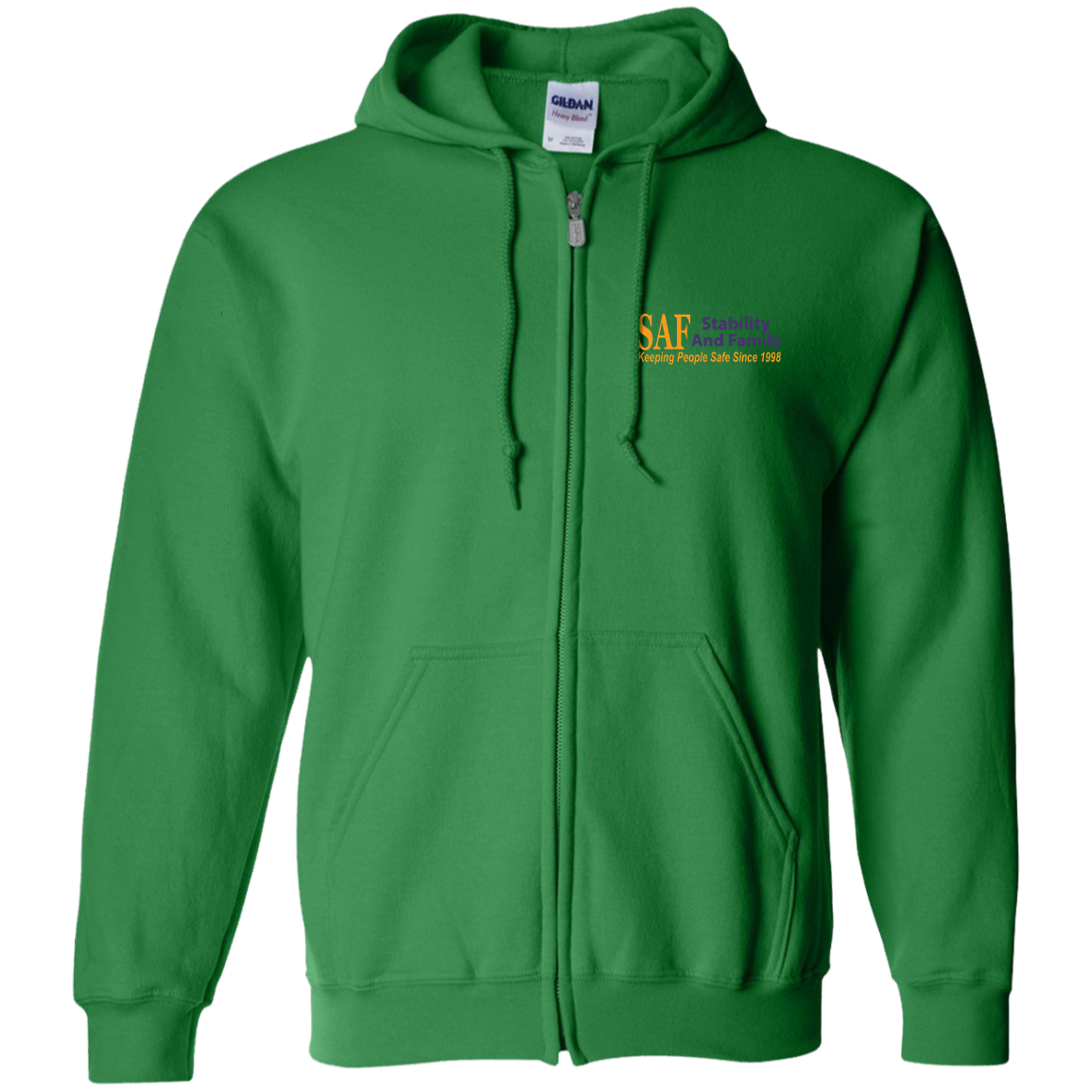 SAF - Zip Up Hooded Sweatshirt