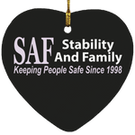 SAF - Heart Ornament