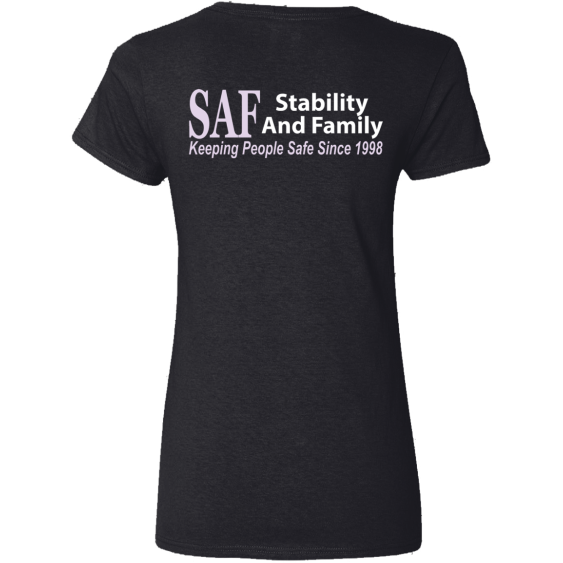 SAF - Ladies' 5.3 oz. V-Neck T-Shirt