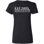 SAF - Ladies' 5.3 oz. V-Neck T-Shirt