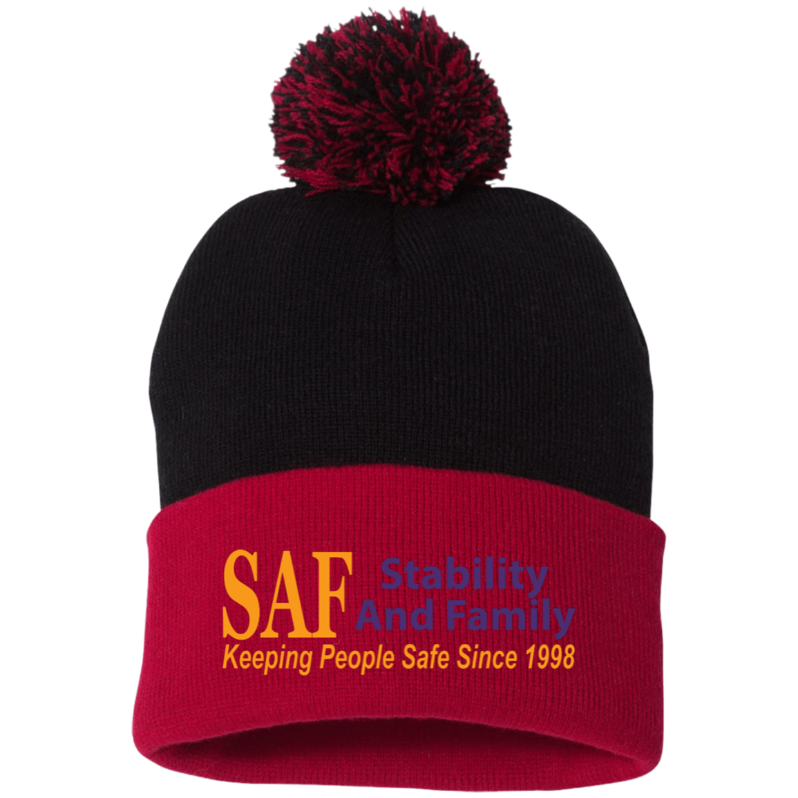 SAF - Pom Pom Knit Cap
