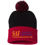 SAF - Pom Pom Knit Cap