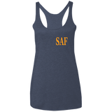 SAF - Ladies' Triblend Racerback Tank
