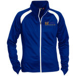 SAF - Embroidered Ladies' Raglan Sleeve Warmup Jacket