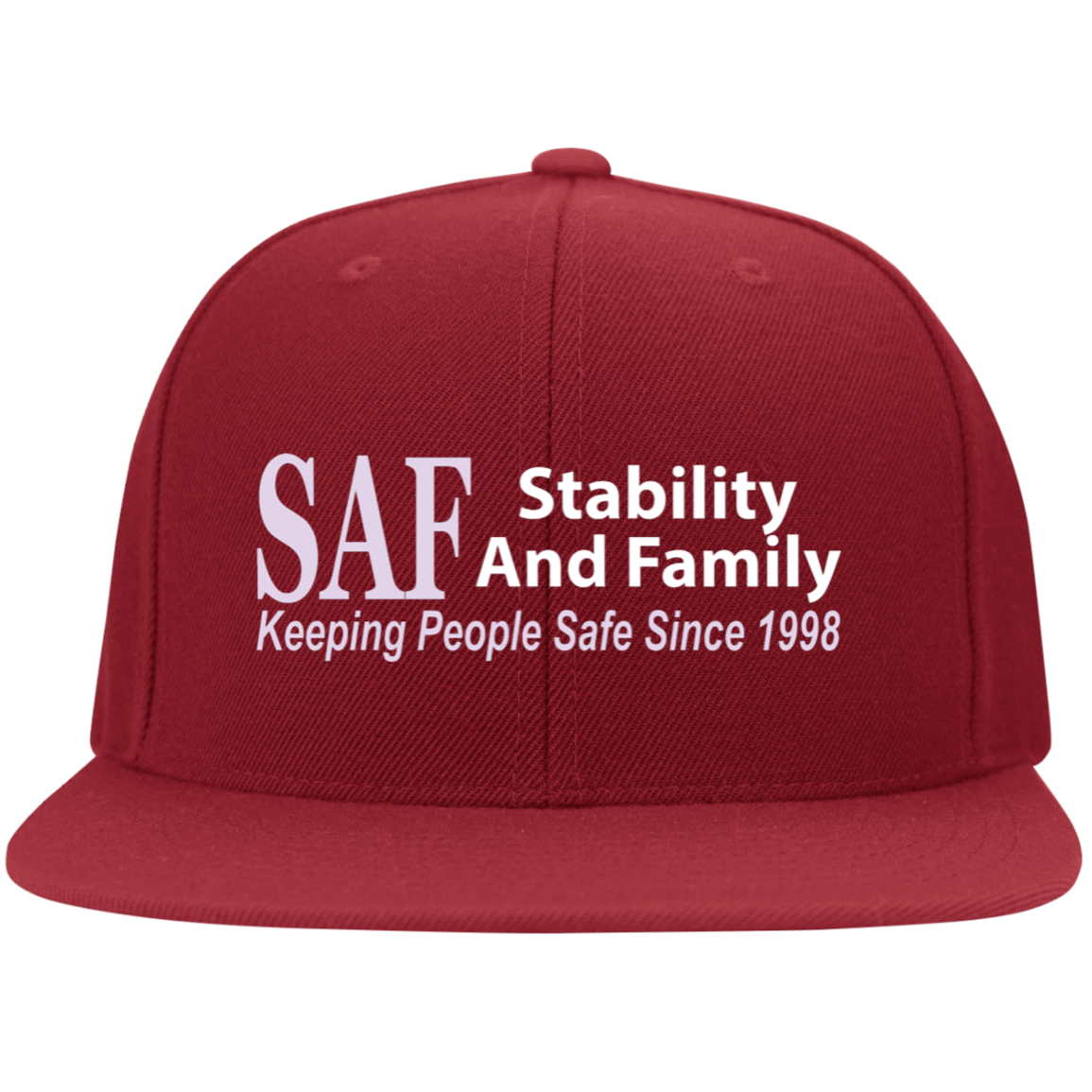 SAF - Flat Bill Twill Flexfit Cap