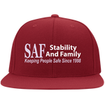 SAF - Flat Bill Twill Flexfit Cap