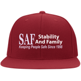 SAF - Flat Bill Twill Flexfit Cap