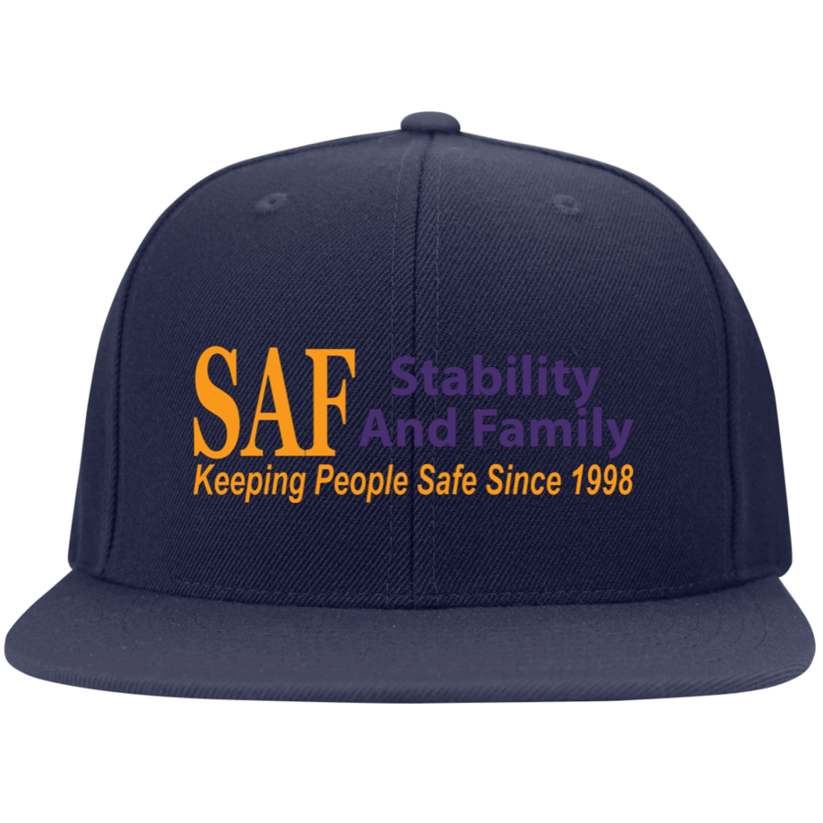 SAF - Flat Bill High-Profile Snapback Hat