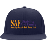 SAF - Flat Bill High-Profile Snapback Hat
