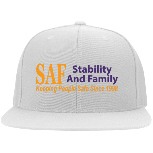 SAF - Flat Bill Twill Flexfit Cap