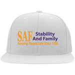 SAF - Flat Bill Twill Flexfit Cap