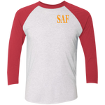 SAF - Tri-Blend 3/4 Sleeve Raglan T-Shirt