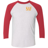 SAF - Tri-Blend 3/4 Sleeve Raglan T-Shirt