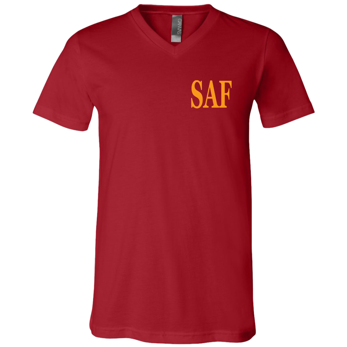 SAF - Unisex Jersey SS V-Neck T-Shirt