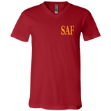 SAF - Unisex Jersey SS V-Neck T-Shirt