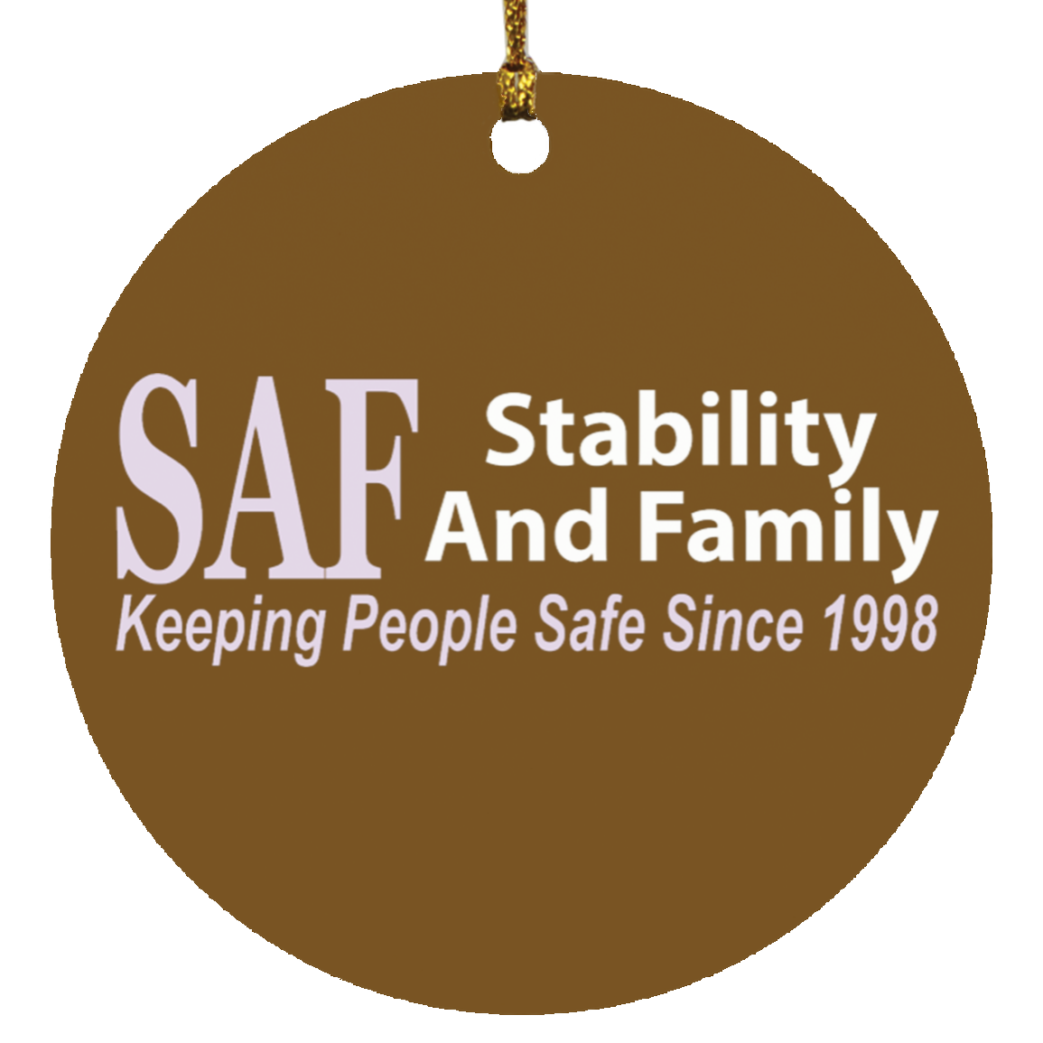 SAF - Circle Ornament