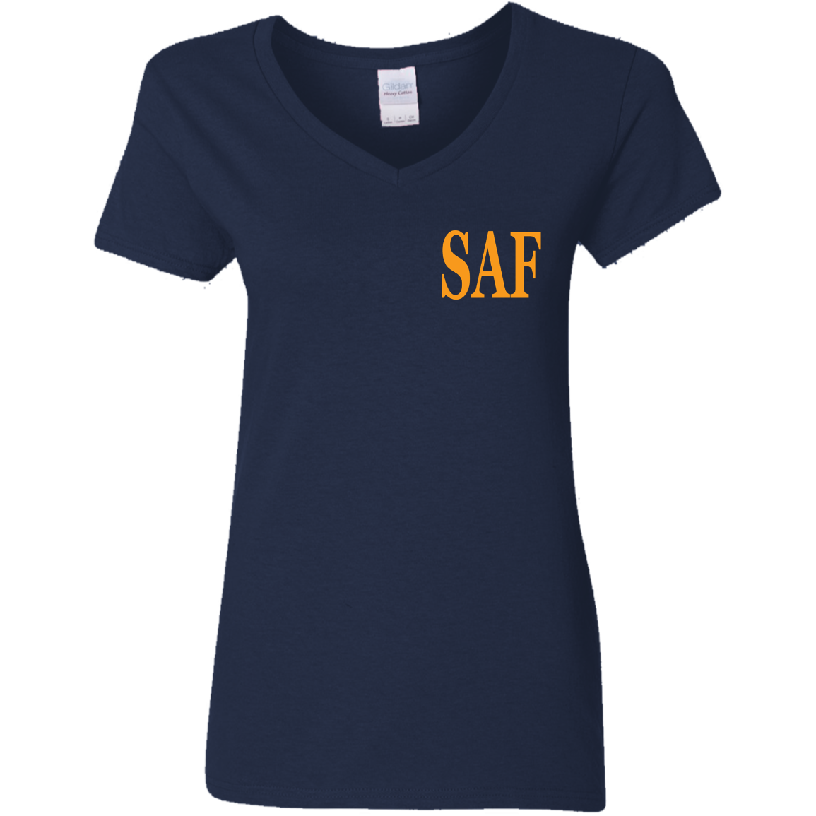 SAF - Ladies' 5.3 oz. V-Neck T-Shirt
