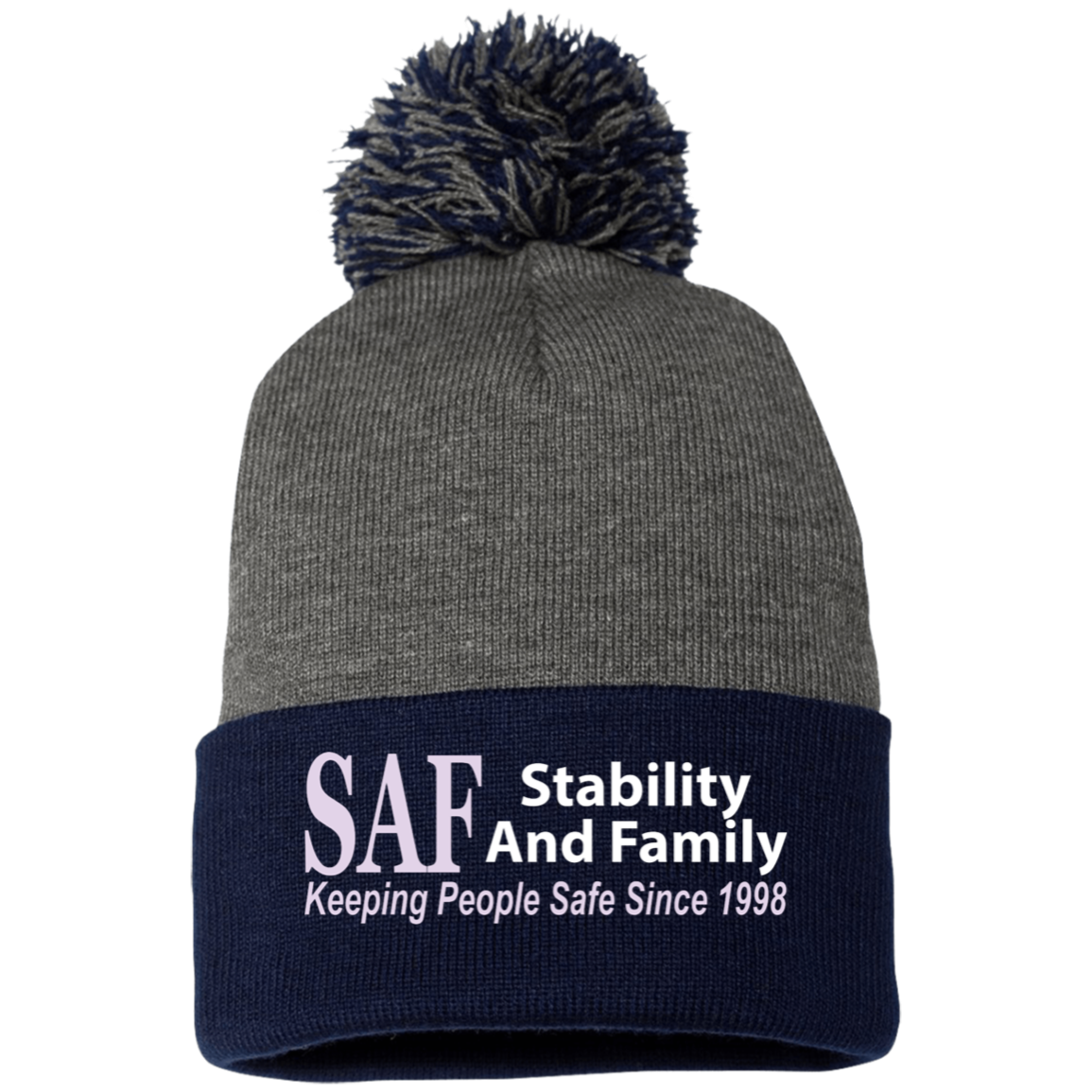SAF - Pom Pom Knit Cap