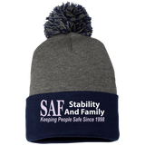 SAF - Pom Pom Knit Cap