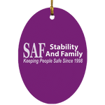 SAF - Oval Ornament