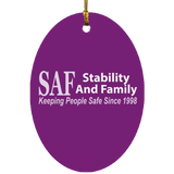 SAF - Oval Ornament