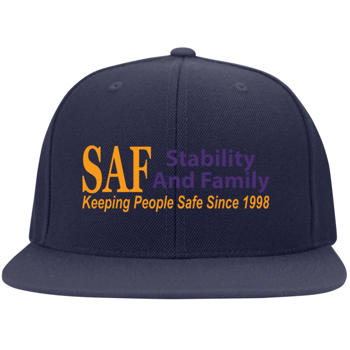 SAF - Flat Bill Twill Flexfit Cap
