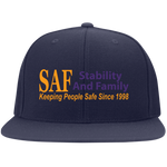 SAF - Flat Bill Twill Flexfit Cap
