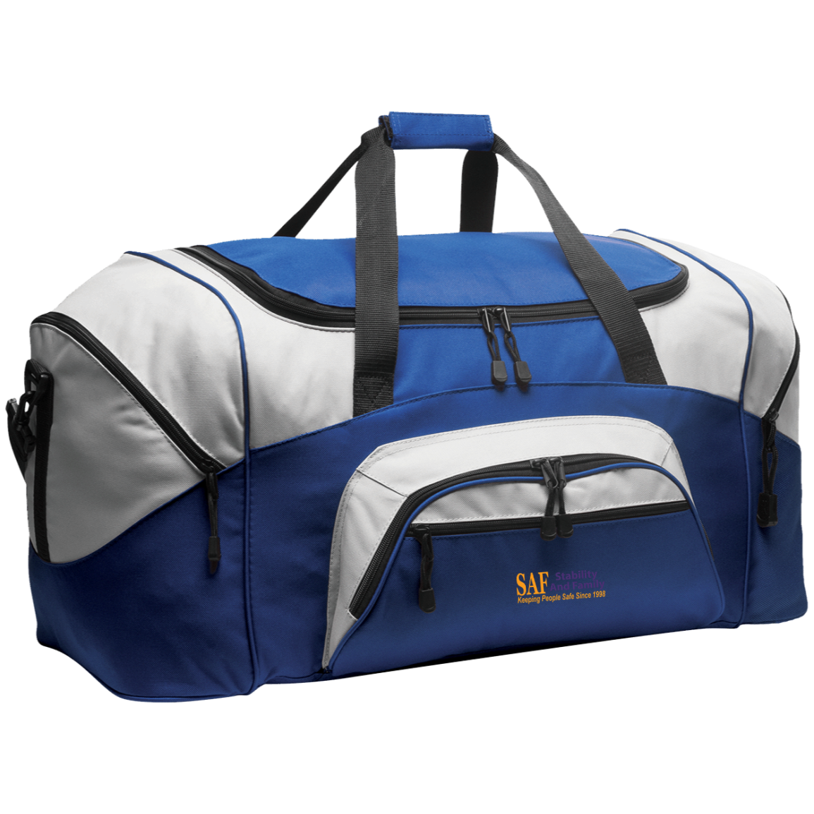 SAF - Embroidered Sport Duffel