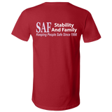 SAF - Unisex Jersey SS V-Neck T-Shirt