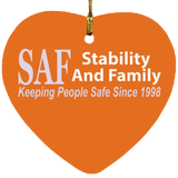 SAF - Heart Ornament