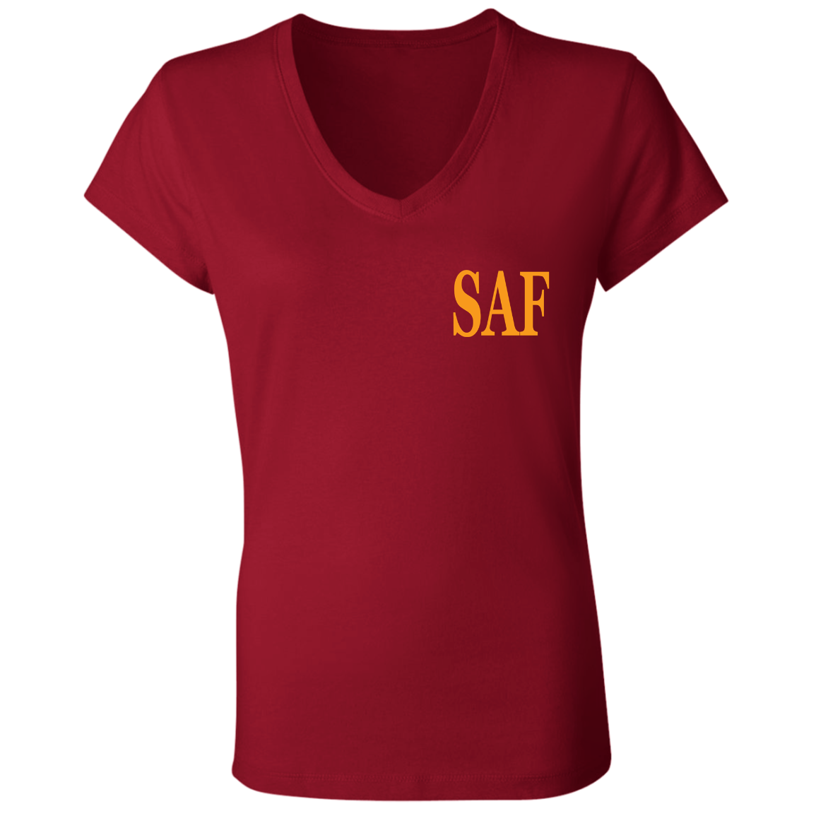 SAF - Ladies' Jersey V-Neck T-Shirt