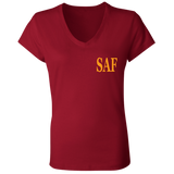 SAF - Ladies' Jersey V-Neck T-Shirt