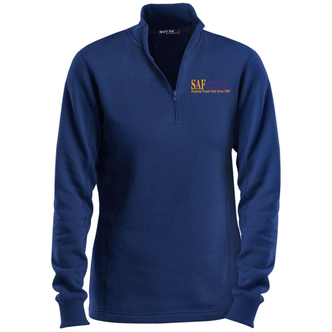 SAF - Ladies' 1/4 Zip Sweatshirt