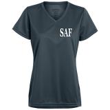 SAF - Ladies’ Moisture-Wicking V-Neck Tee