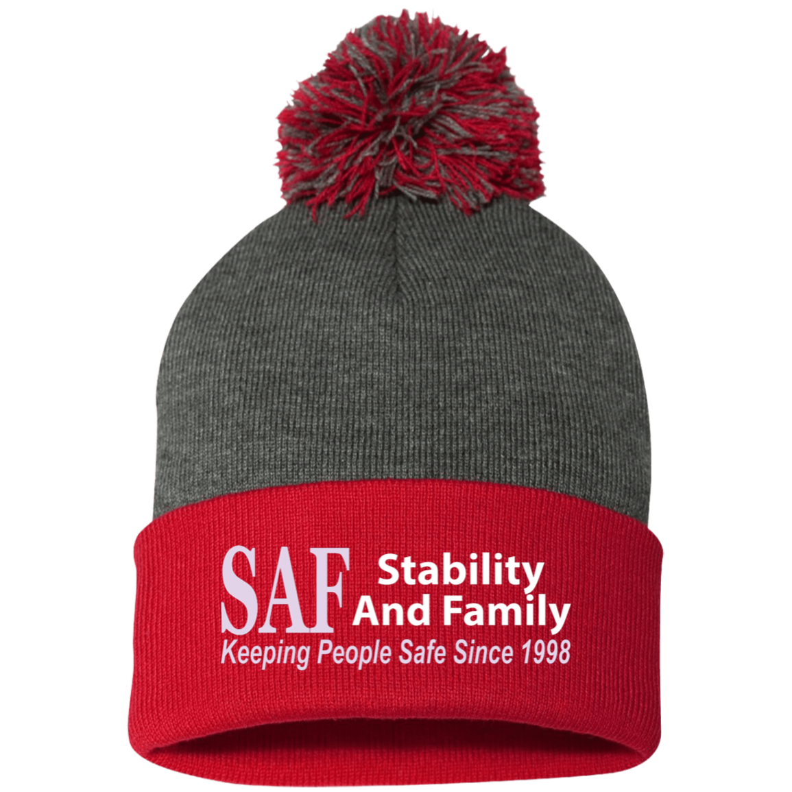 SAF - Pom Pom Knit Cap
